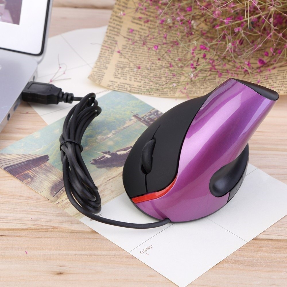 Vertical Mouse Small Hand - Souris verticale 1600 DPI avec repose-poignet,