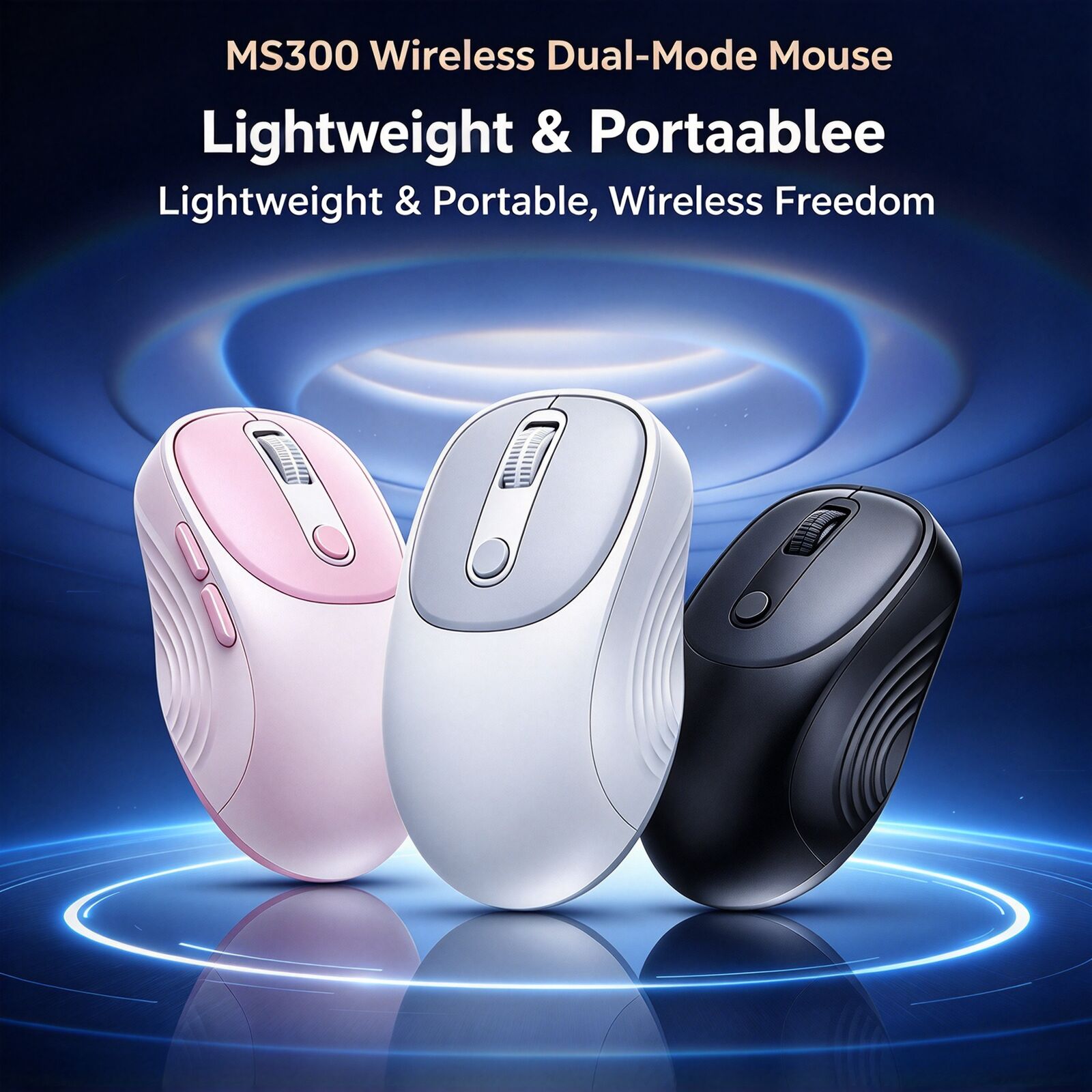 Ergonomic Mouse 2.4G Silent Click - Souris sans fil 2,4 GHz et