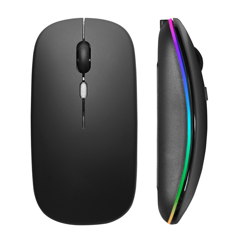 Trackball Mouse Wireless Finger - Souris sans fil rvb Rechargeable USB