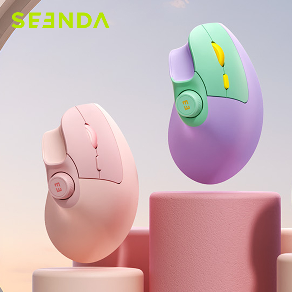 Vertical Mouse Rechargeable Bluetooth - Souris sans fil ergonomique Seenda, Bluetooth
