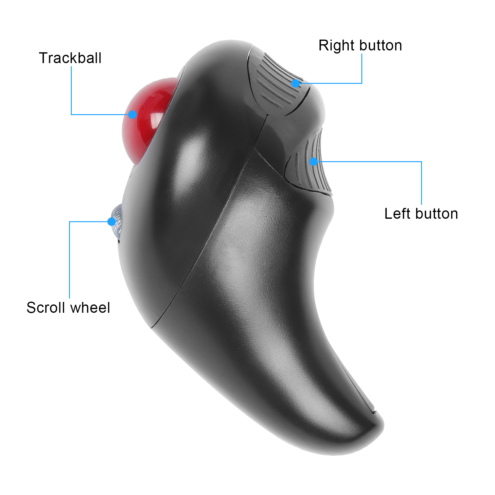 Ergonomic Mouse Trackball Thumb - Thumb lonely Optical Wireless Trackball Air