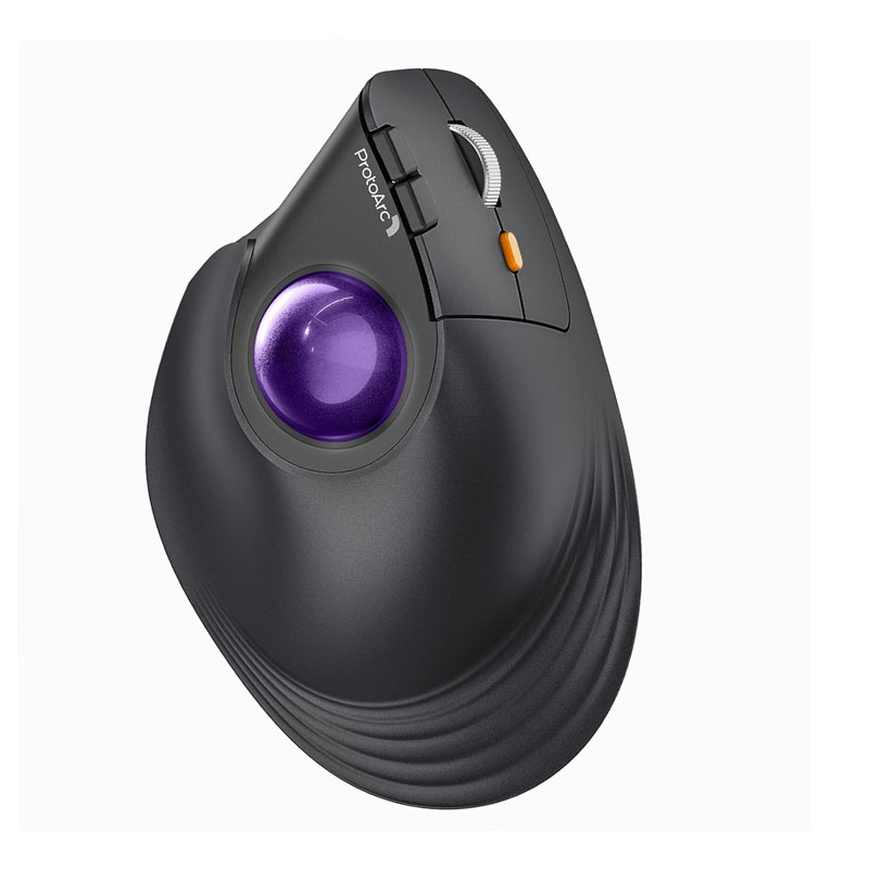 Ergonomic Mouse Trackball Thumb - Souris Trackball verticale sans fil ProtoArc,