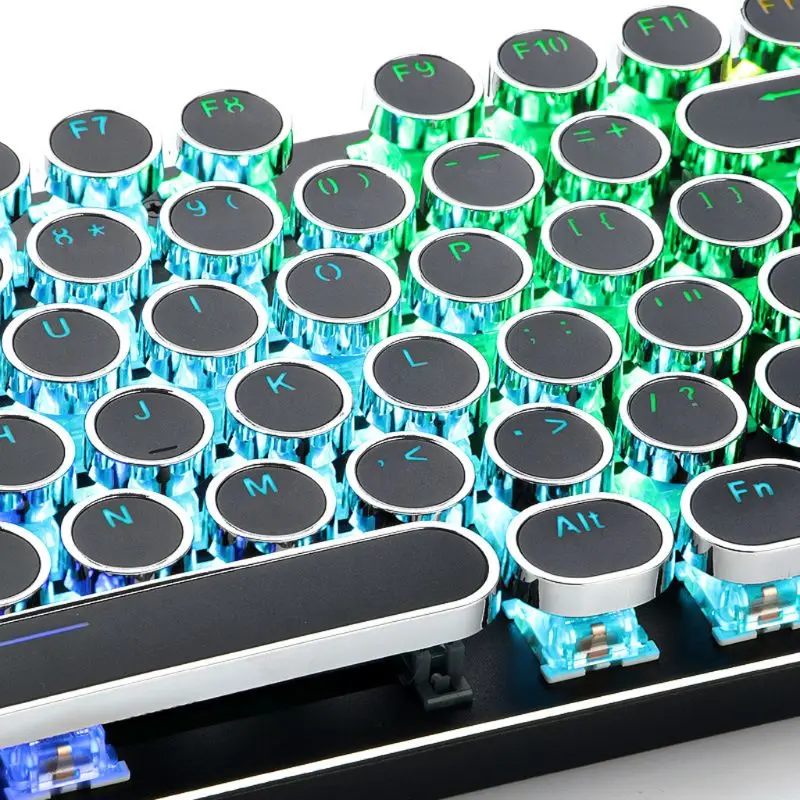 Ergonomic Keyboard Split Mechanical - Nouveau 2027, 104 touches, capuchons de