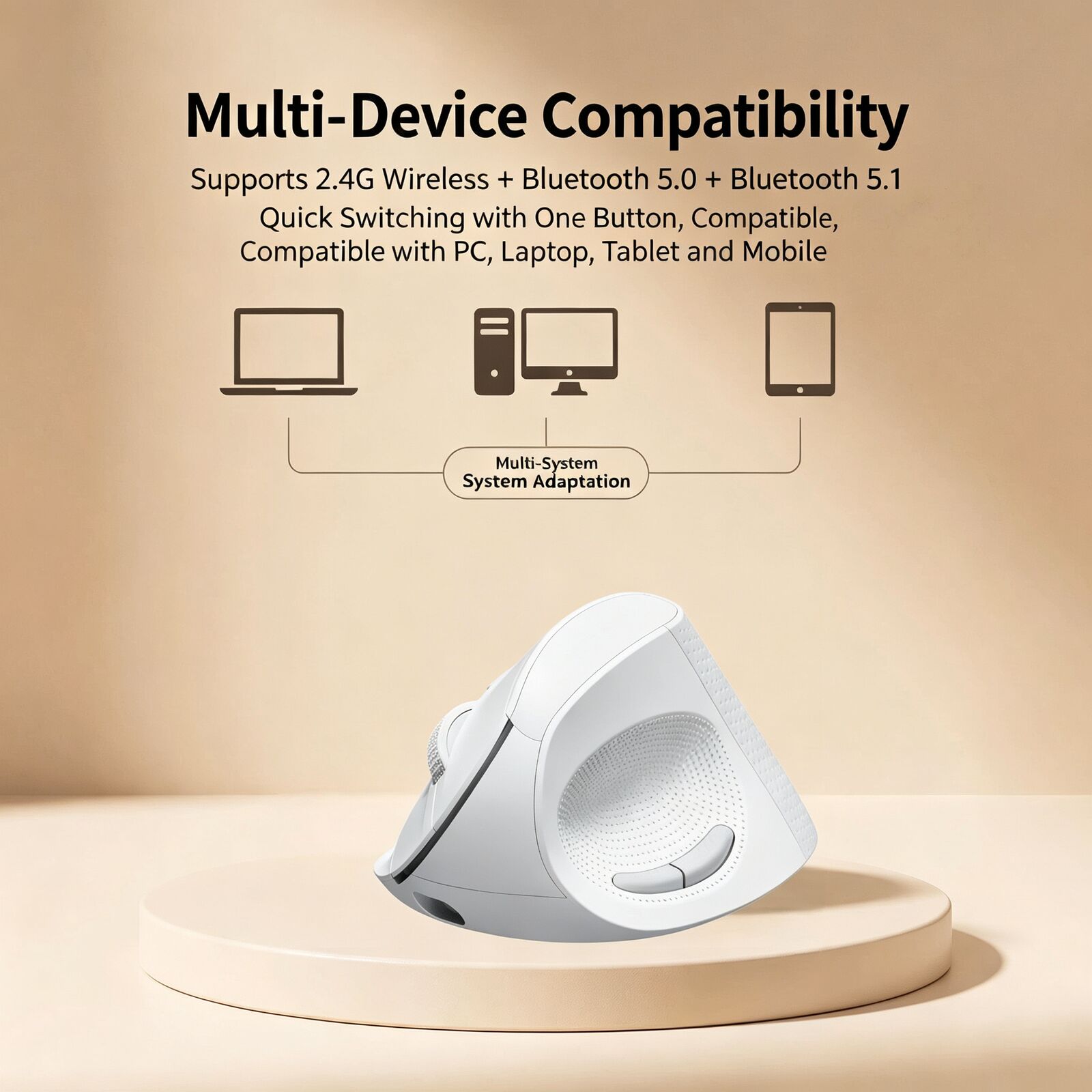 Souris sans fil verticale ergo - Vertical Mouse Dpi 4000 avis et prix