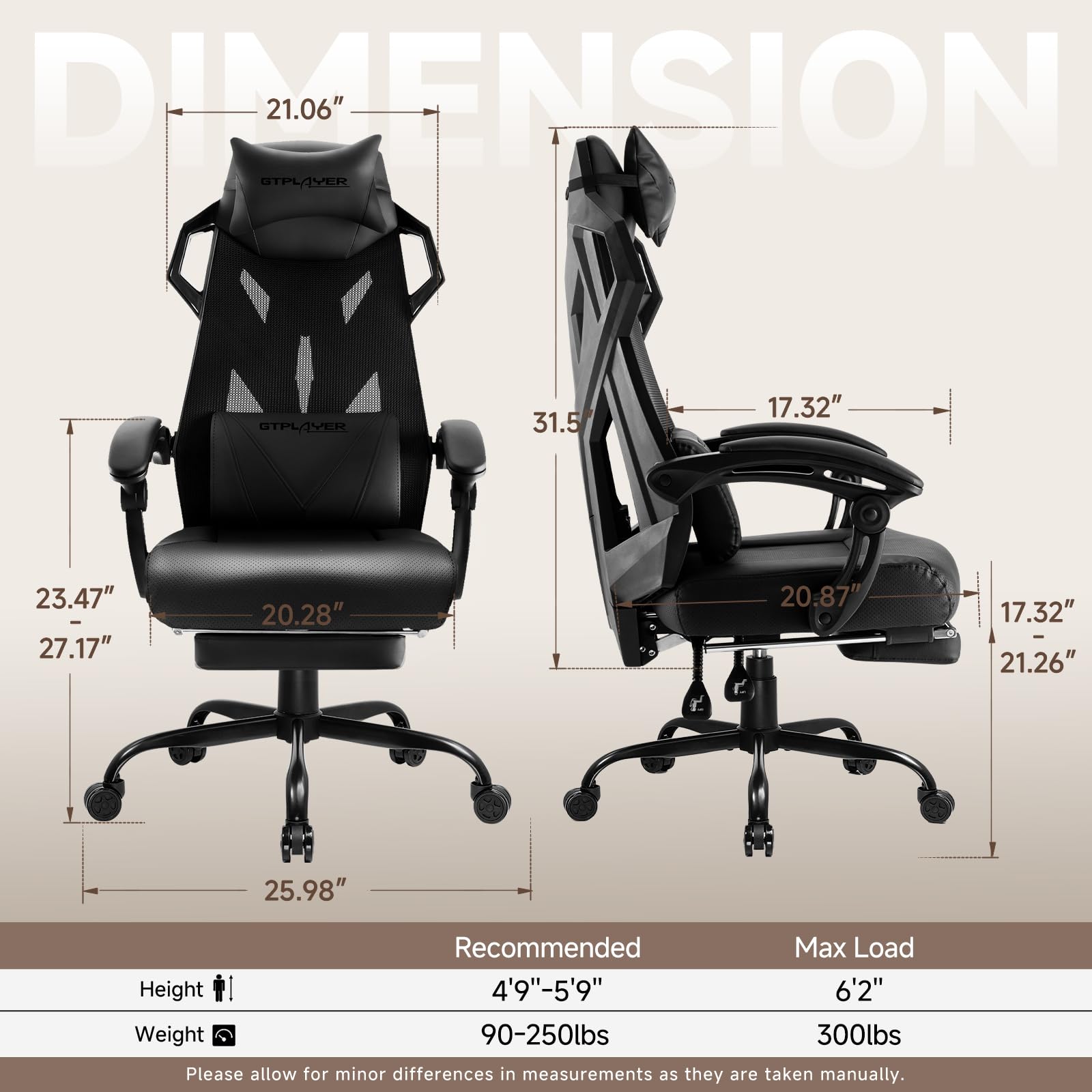 Chaise d'ordinateur avec repos - Ergonomic Footrest Adjustable avis et prix