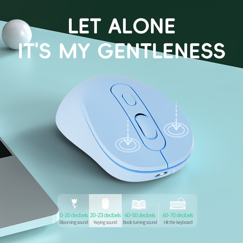 Souris sans fil DM1 Bluetooth  - Ergonomic Mouse 2.4G Silent Click avis et prix