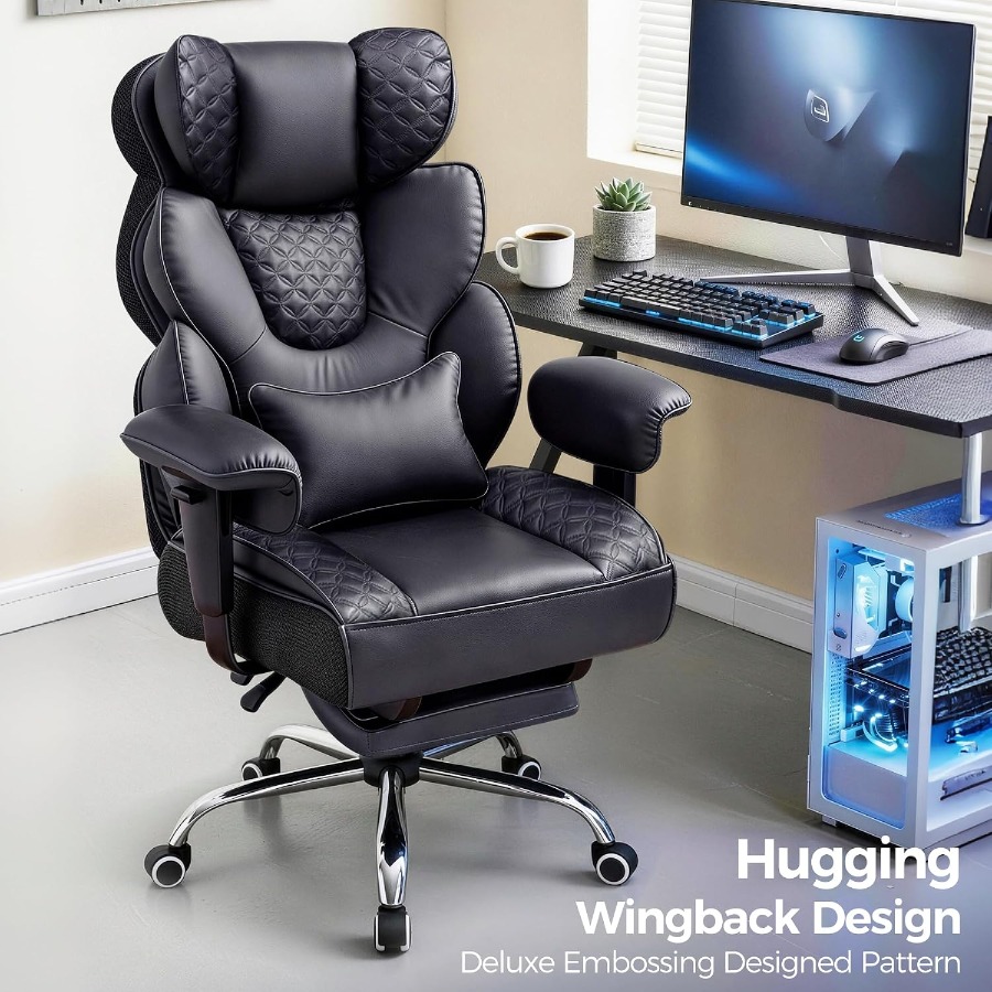 Chaise de jeu grande taille, c - Ergonomic Footrest Adjustable avis et prix