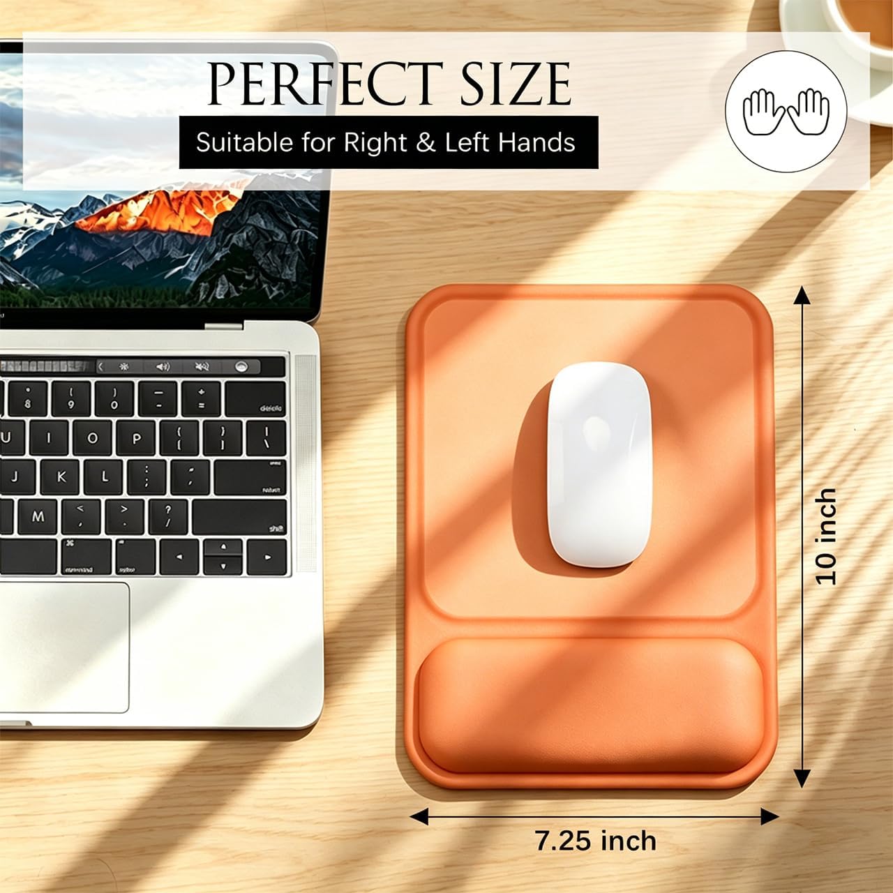 Tapis de souris ergonomique à  - Ergonomic Mouse Pad With Wrist Support avis et prix
