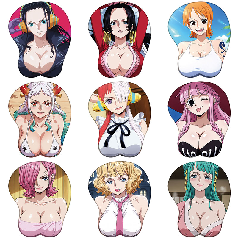 Anime Nami Robin Uta Hancock Y - Ergonomic Mouse Pad With Wrist Support avis et prix