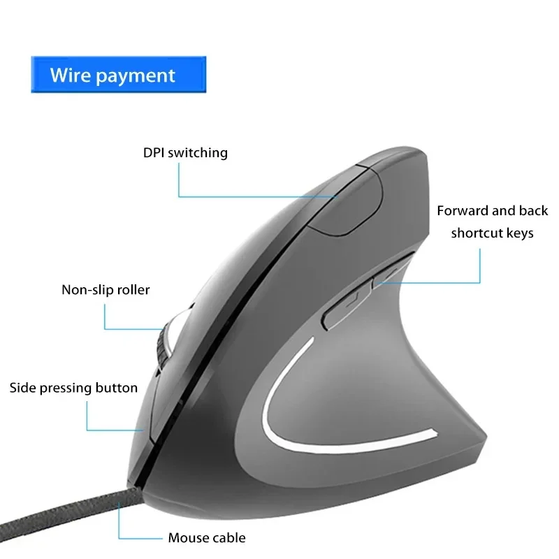 Souris verticale sans fil Leno - Vertical Mouse Rechargeable Bluetooth avis et prix