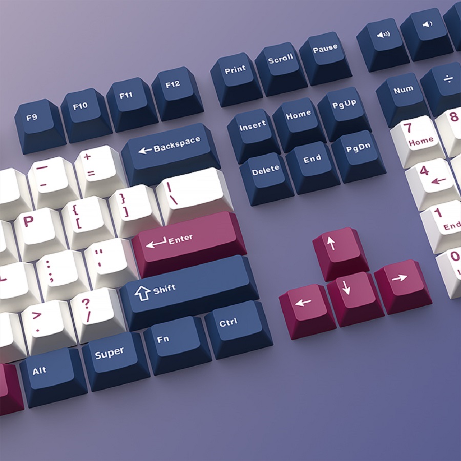 126 touches Warrior bleu et bl - Ergonomic Keyboard Split Mechanical avis et prix