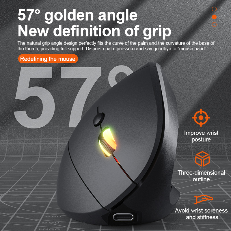 Souris sans fil Bluetooth 2,4  - Vertical Mouse Rechargeable Bluetooth avis et prix