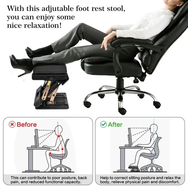 Repose-pieds ergonomique régla - Ergonomic Footrest Adjustable avis et prix