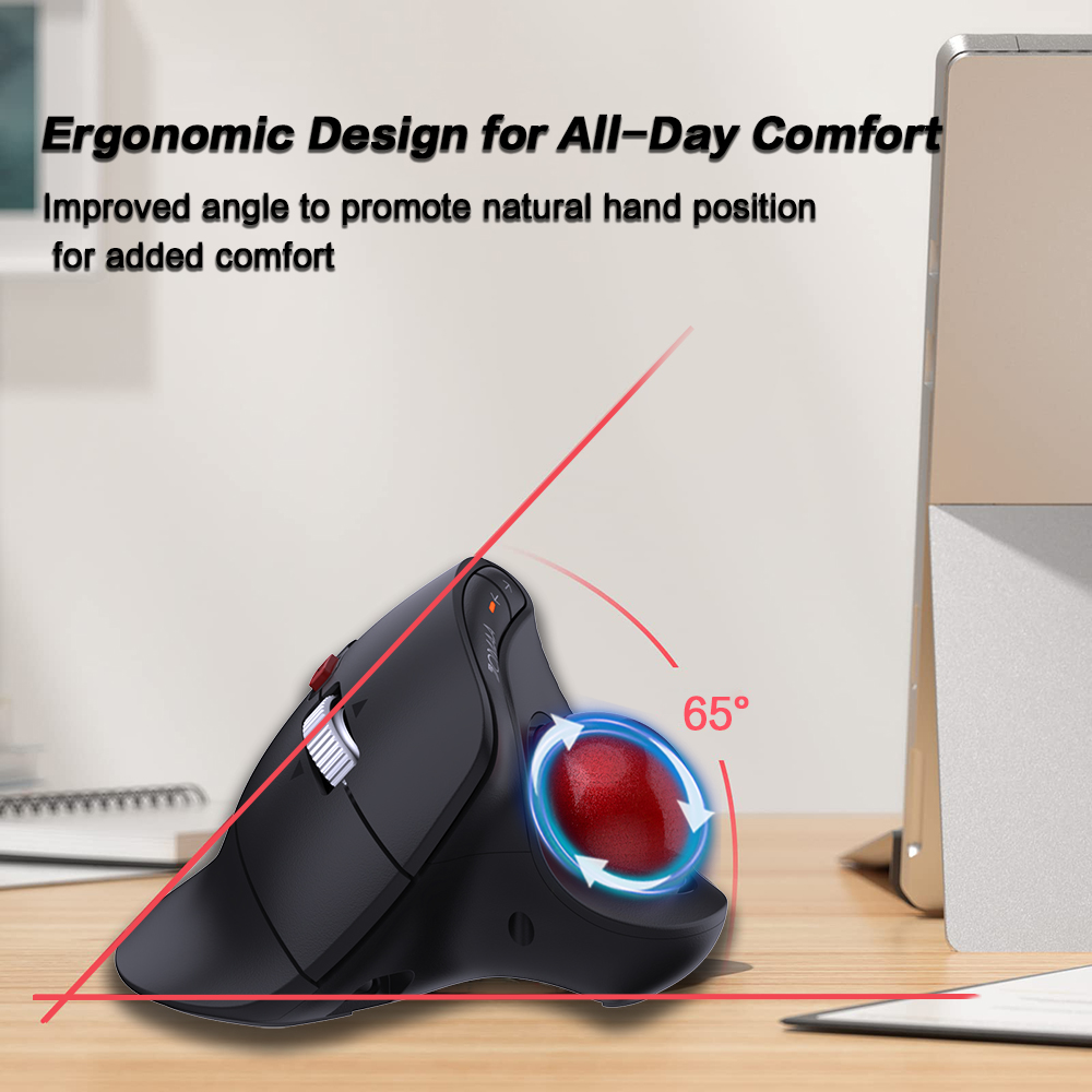 JOMAA – souris Trackball verti - Ergonomic Mouse Trackball Thumb avis et prix