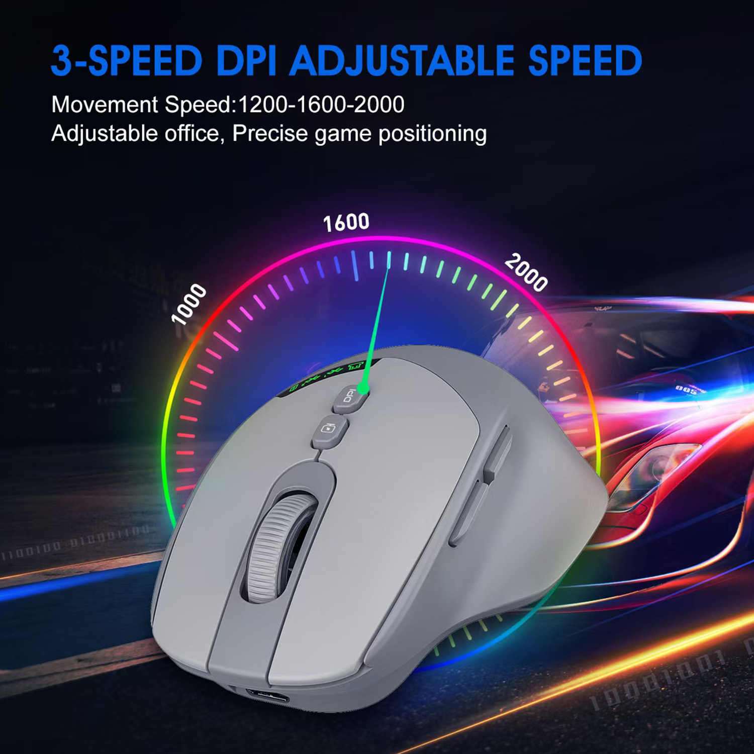 Souris sans fil silencieuse do - Ergonomic Mouse 2.4G Silent Click avis et prix