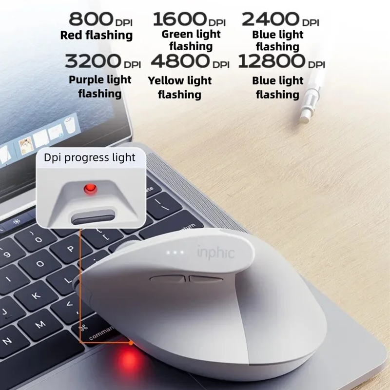 Souris sans fil verticale Inph - Vertical Mouse Rechargeable Bluetooth avis et prix