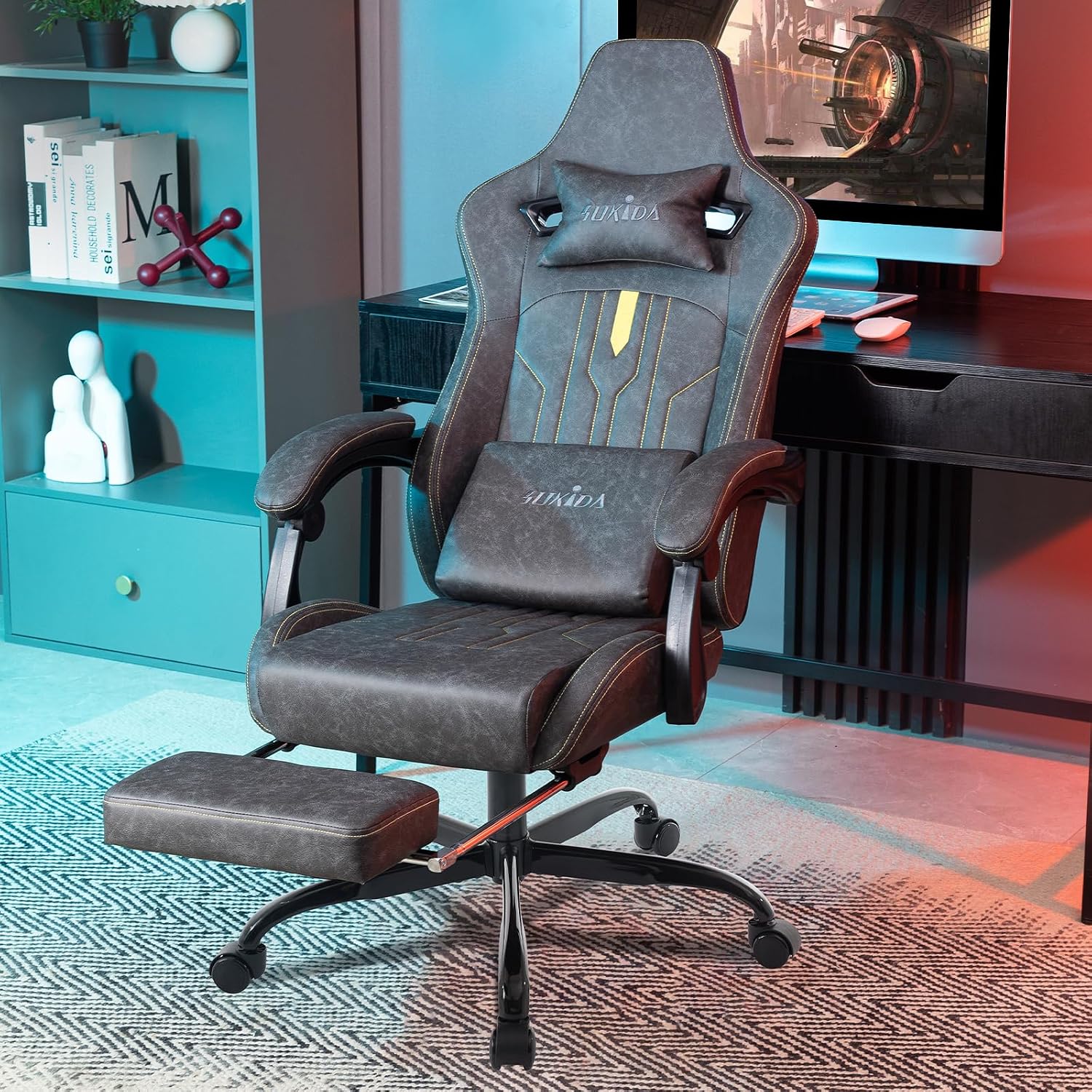 Chaise de jeu avec repose-pied - Ergonomic Footrest Adjustable avis et prix