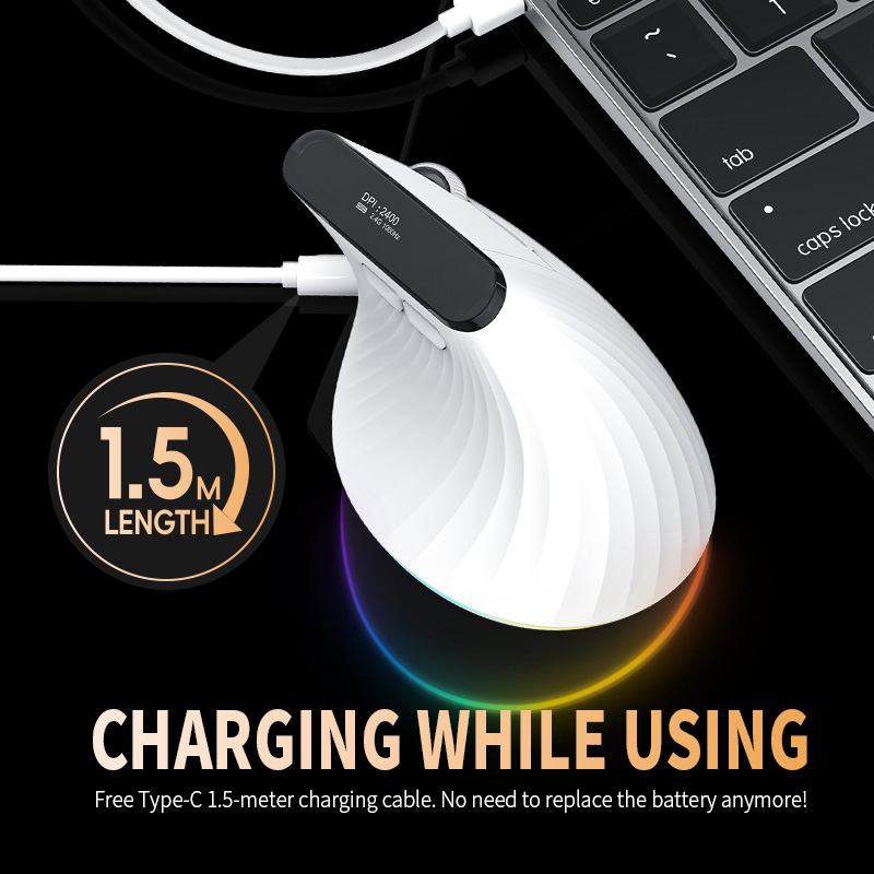 Souris verticale sans fil ergo - Vertical Mouse Rechargeable Bluetooth avis et prix