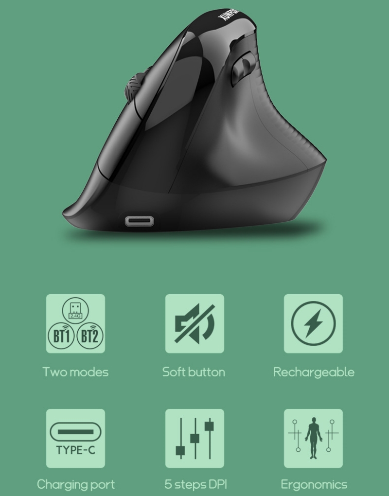 Souris verticale sans fil doub - Vertical Mouse Dpi 4000 avis et prix
