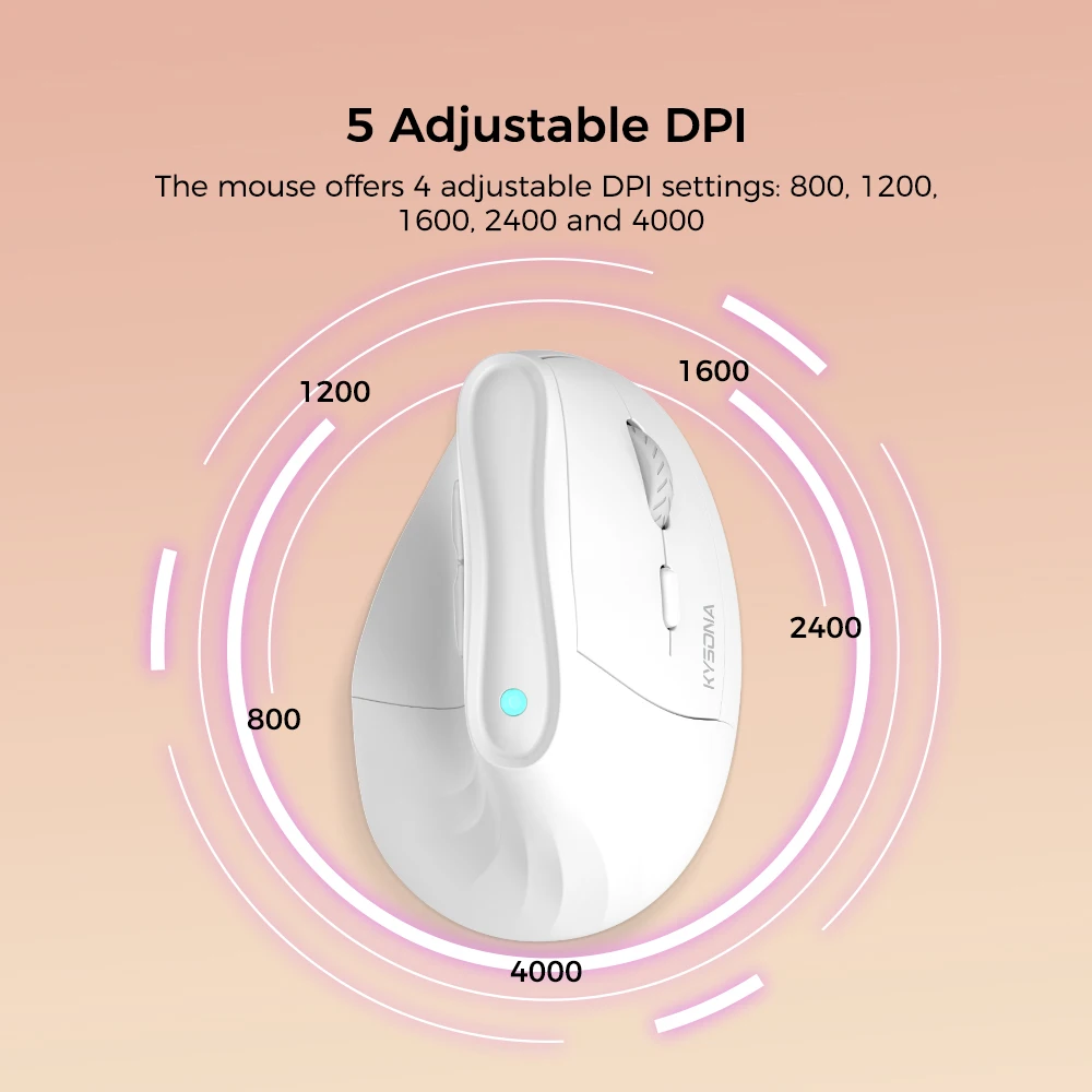 Kysona EM9 souris verticale sa - Vertical Mouse Dpi 4000 avis et prix
