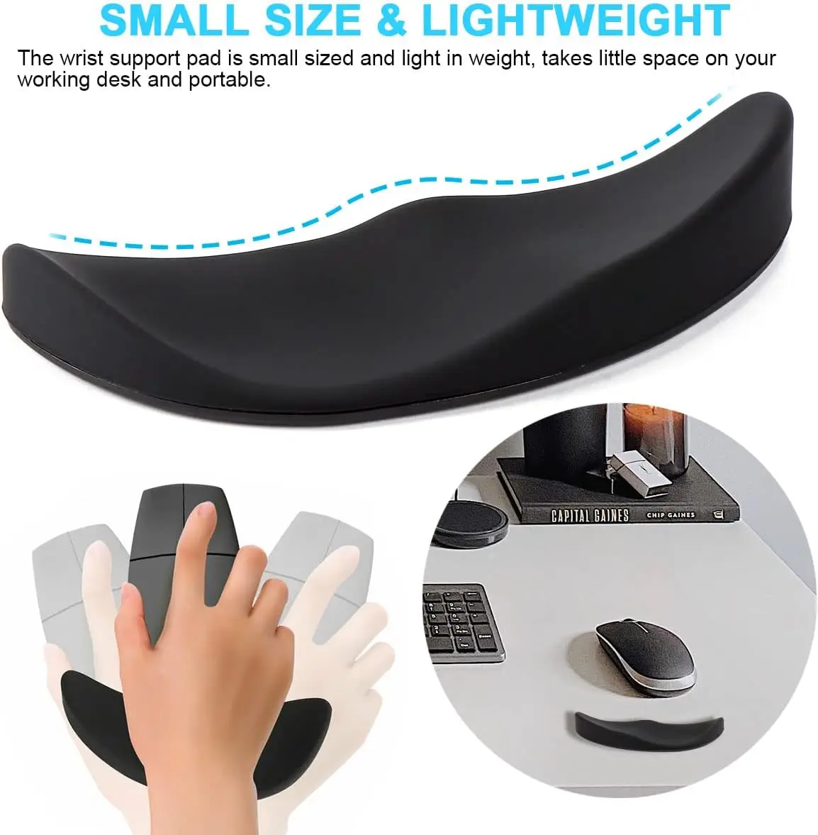 Repose-poignets ergonomique co - Ergonomic Mouse Pad With Wrist Support avis et prix