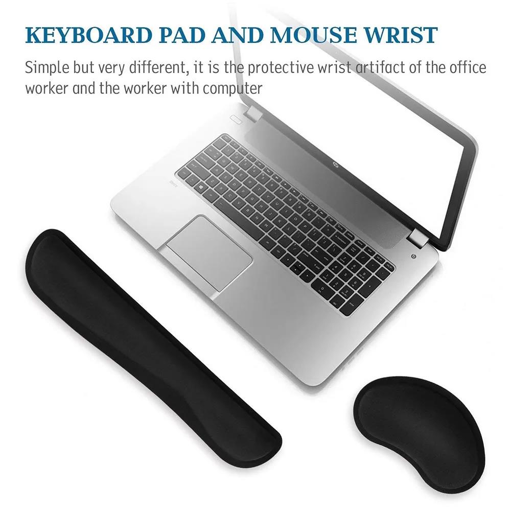 Repose-poignet pour clavier, t - Ergonomic Mouse Pad With Wrist Support avis et prix