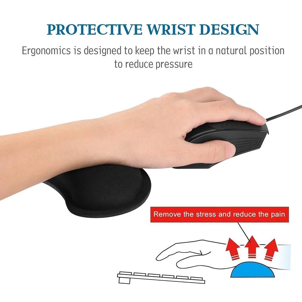 Repose-poignet pour clavier, t - Ergonomic Mouse Pad With Wrist Support avis et prix
