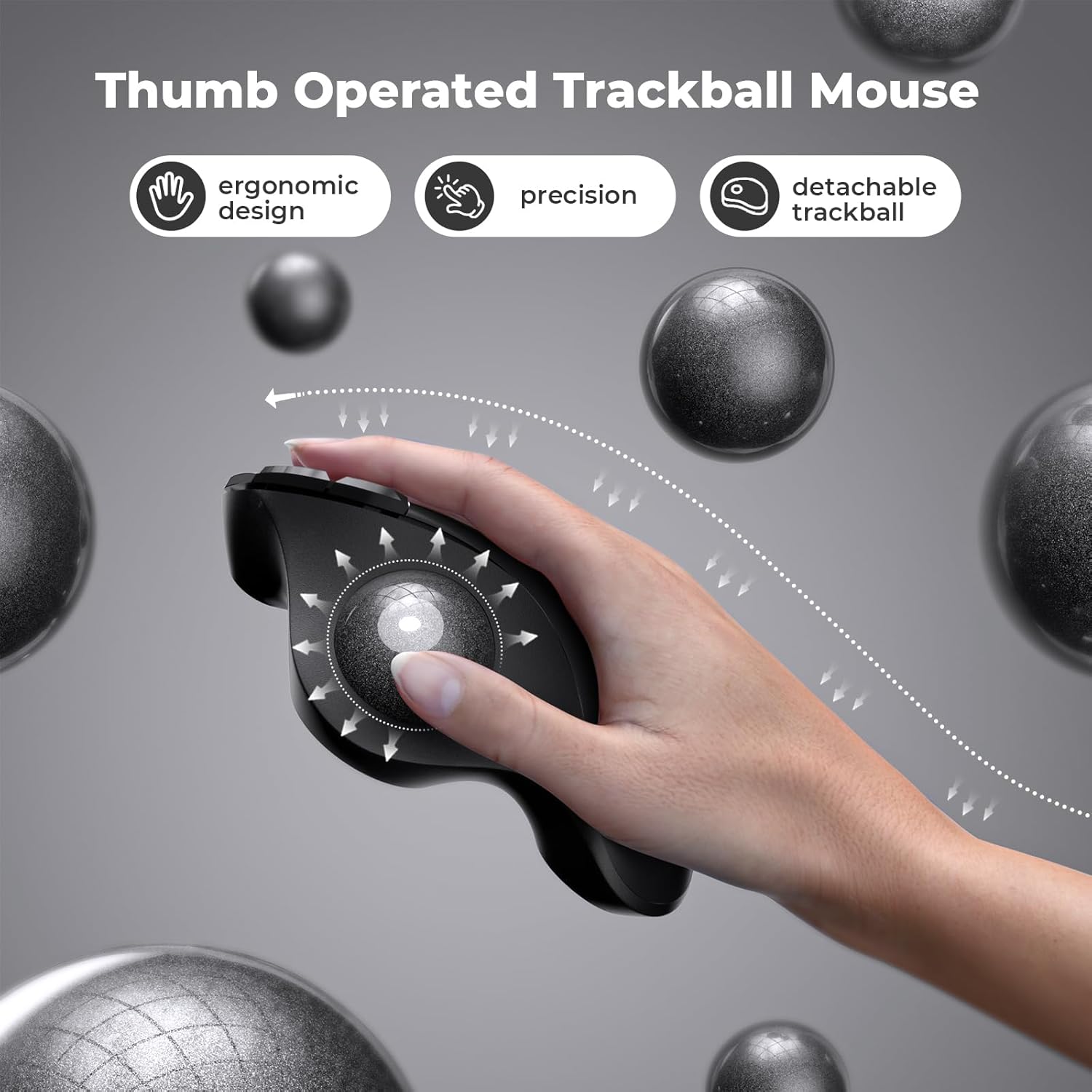 ProtoArc Mou301 Souris Trackba - Ergonomic Mouse Trackball Thumb avis et prix