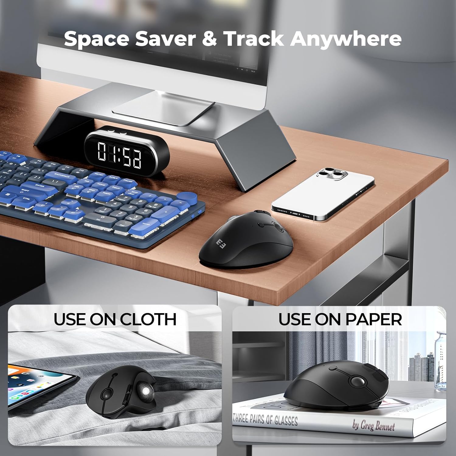 ProtoArc Mou301 Souris Trackba - Ergonomic Mouse Trackball Thumb avis et prix