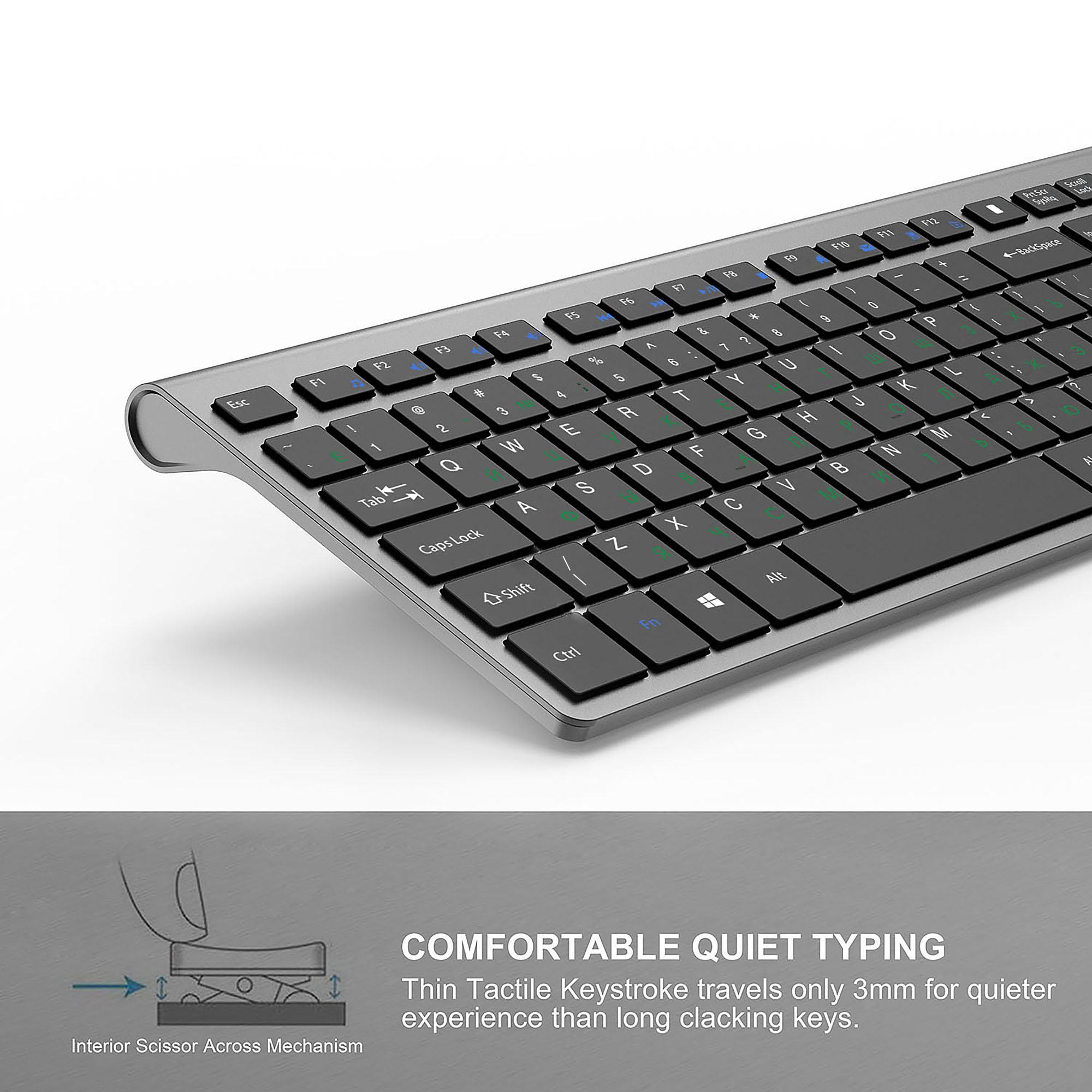 Ensemble clavier et souris san - Trackball Mouse Wireless Finger avis et prix