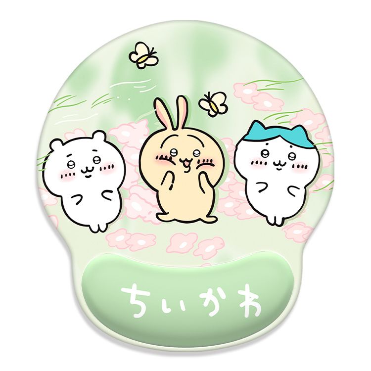 Anime Chiikawa Usagi Kawaii Re - Ergonomic Mouse Pad With Wrist Support avis et prix