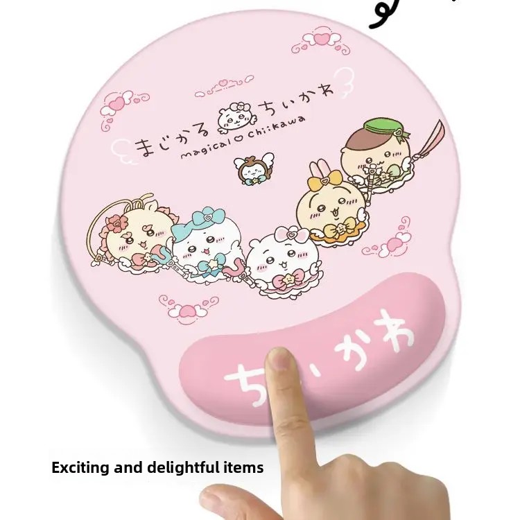 Anime Chiikawa Usagi Kawaii Re - Ergonomic Mouse Pad With Wrist Support avis et prix