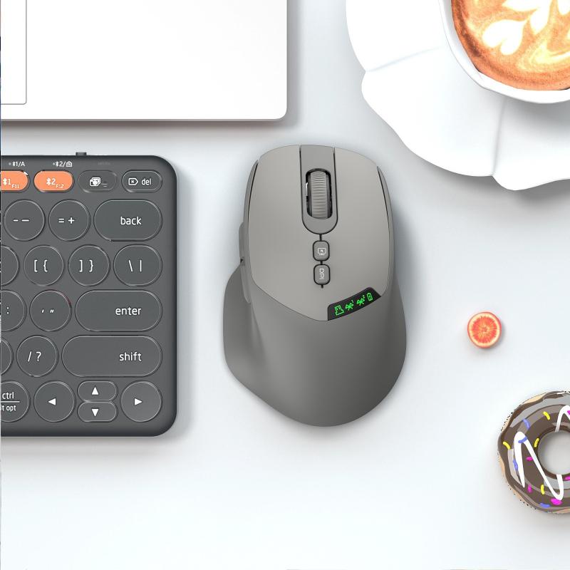 Souris sans fil à double mode, - Ergonomic Mouse 2.4G Silent Click avis et prix