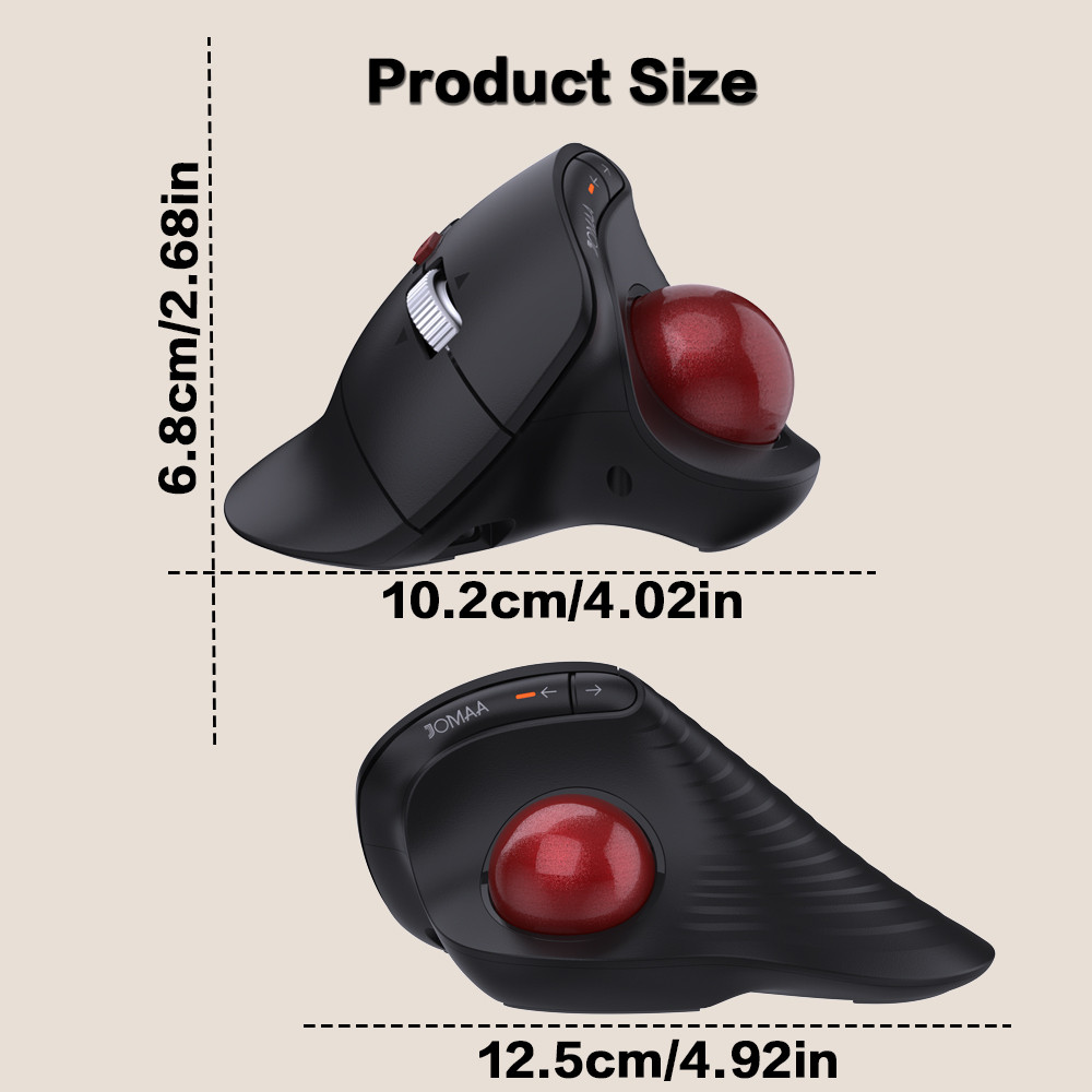 JOMAA – souris Trackball à rou - Ergonomic Mouse Trackball Thumb avis et prix