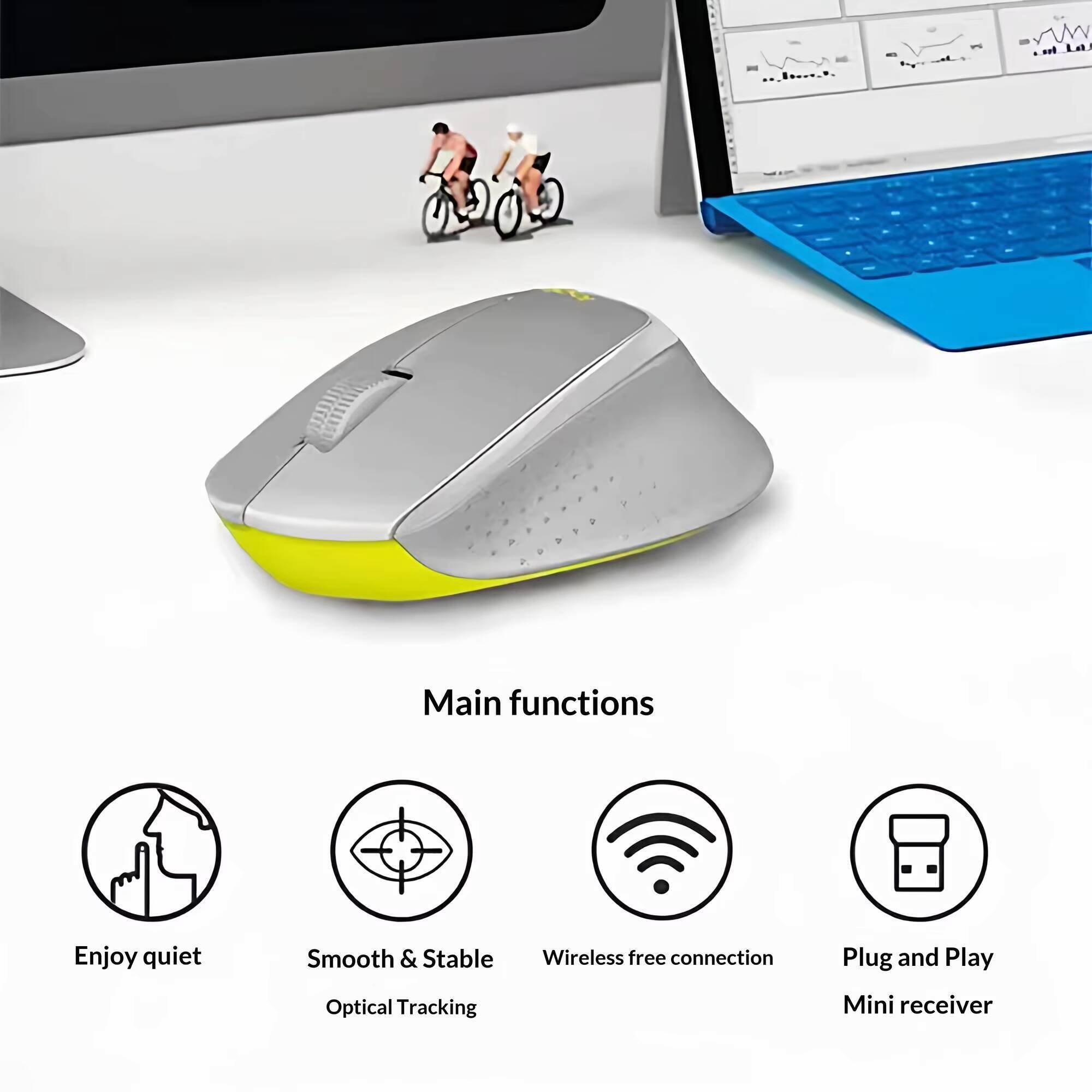Souris sans fil Logitech M330  - Ergonomic Mouse 2.4G Silent Click avis et prix