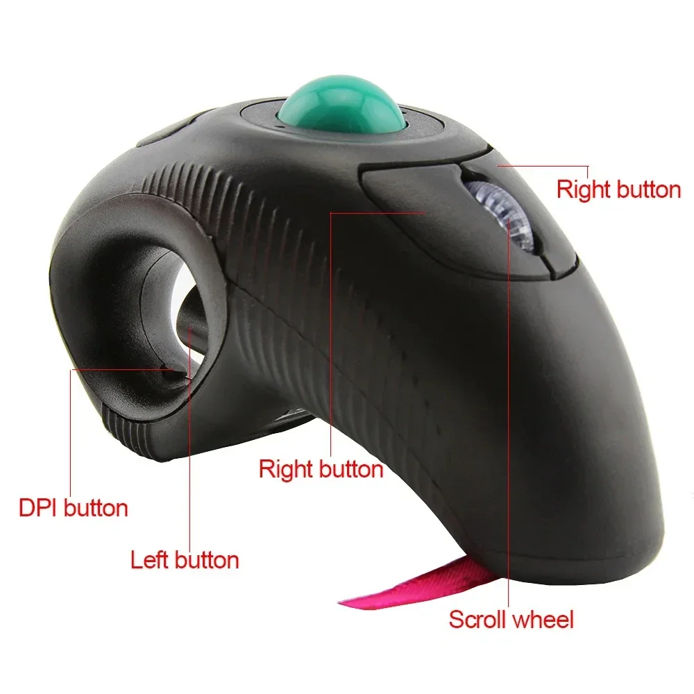 Nouvelle souris ergonomique po - Ergonomic Mouse Trackball Thumb avis et prix