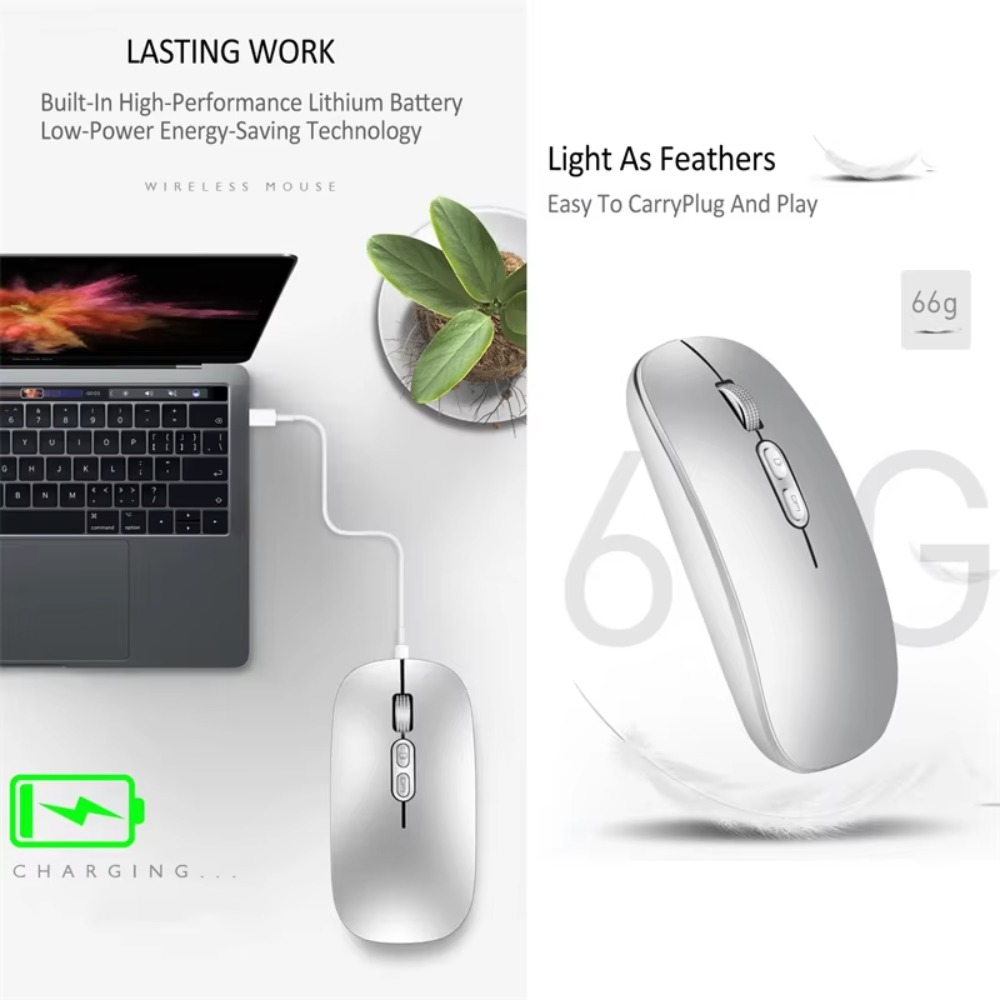 Souris sans fil Bluetooth et 2 - Ergonomic Mouse 2.4G Silent Click avis et prix