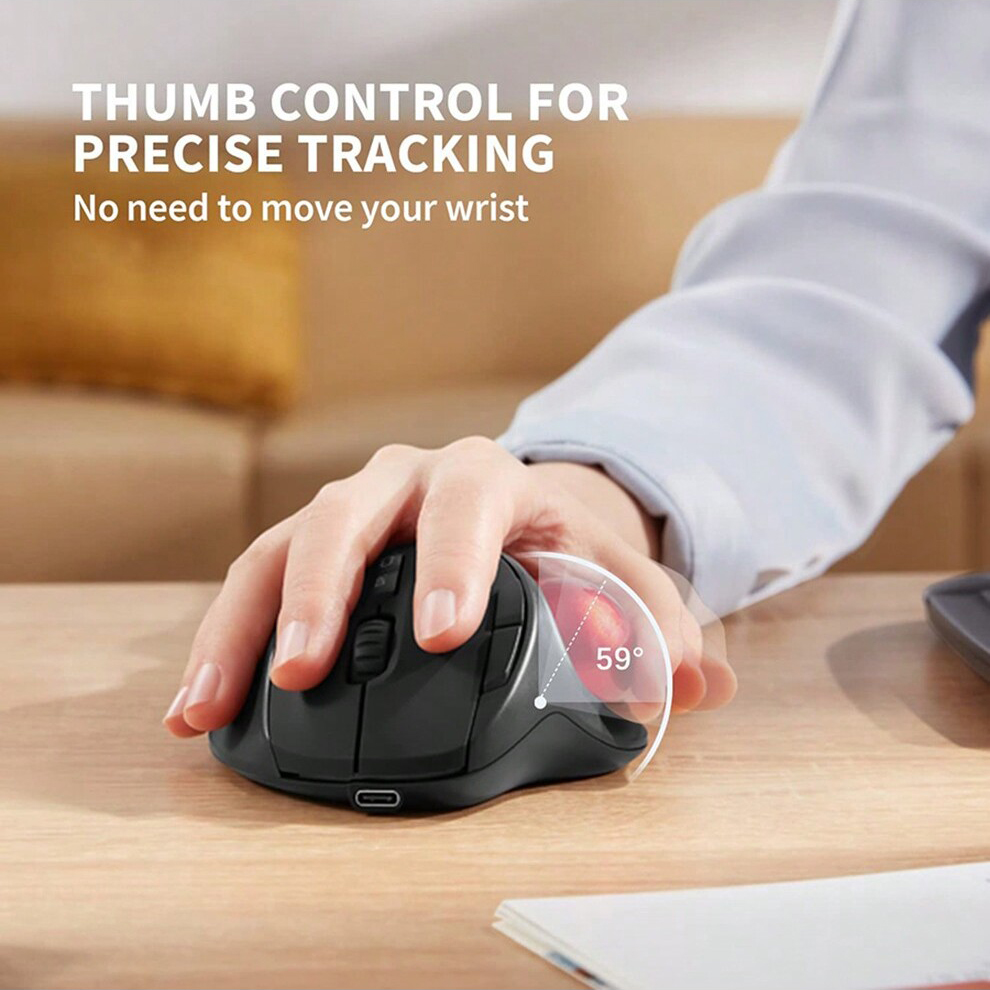 JOMAA Souris Trackball sans fi - Ergonomic Mouse Trackball Thumb avis et prix