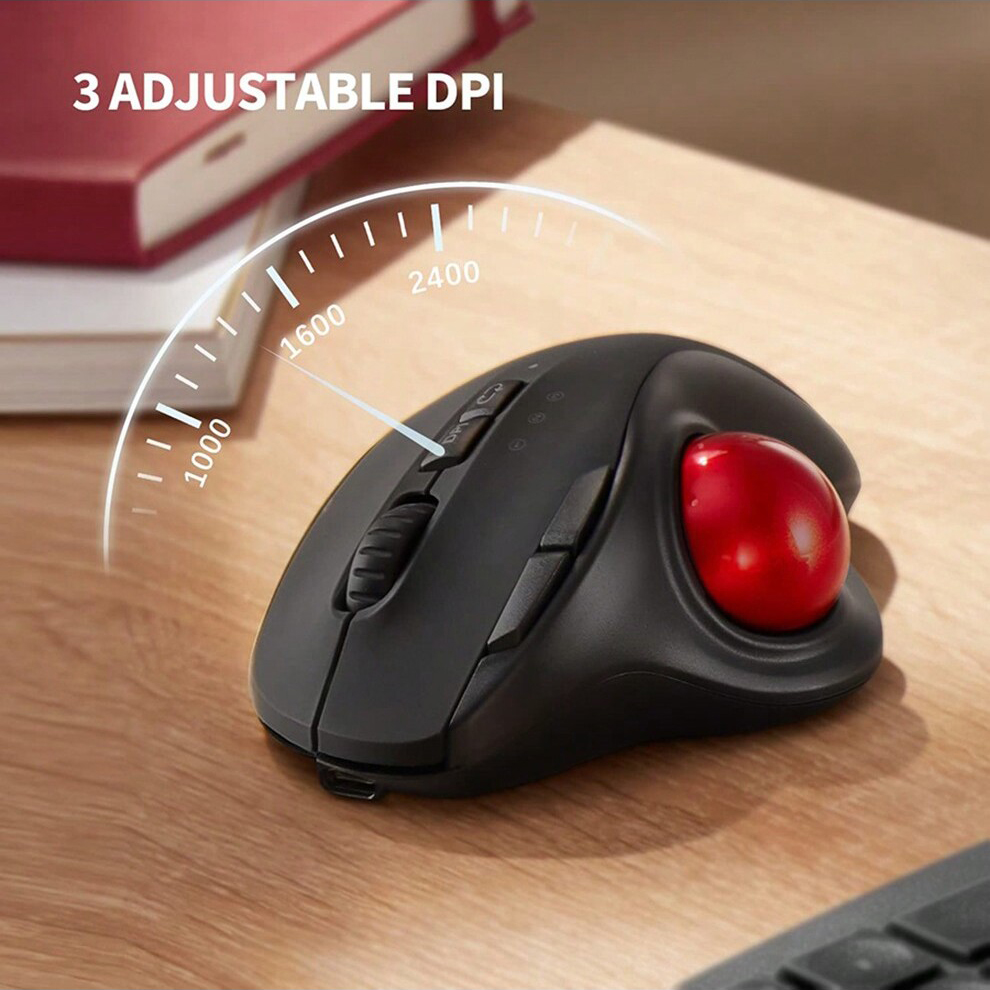 JOMAA Souris Trackball sans fi - Ergonomic Mouse Trackball Thumb avis et prix