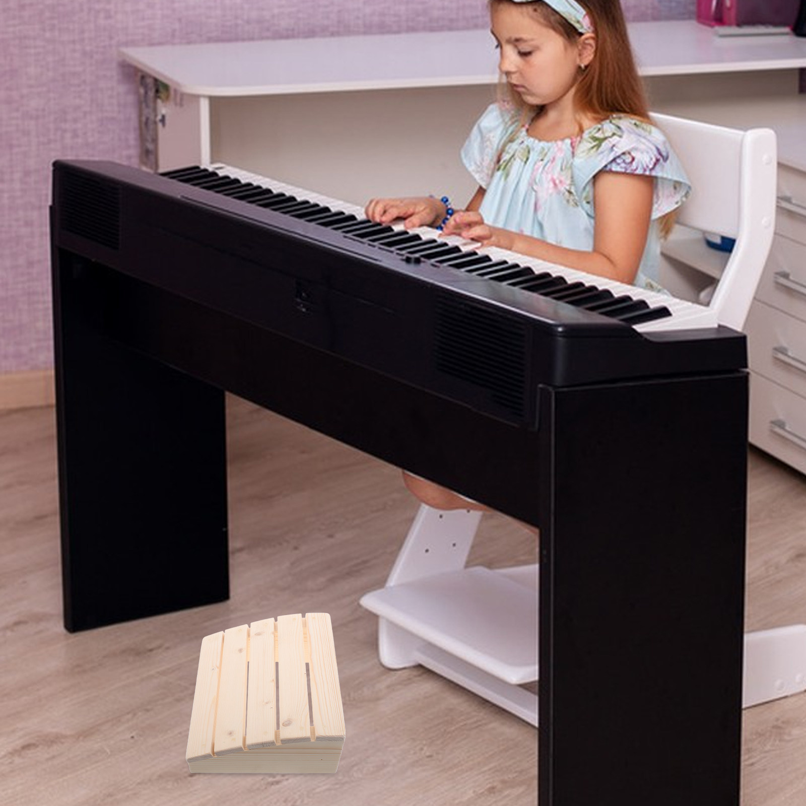 Tabouret de piano en bois régl - Ergonomic Footrest Adjustable avis et prix
