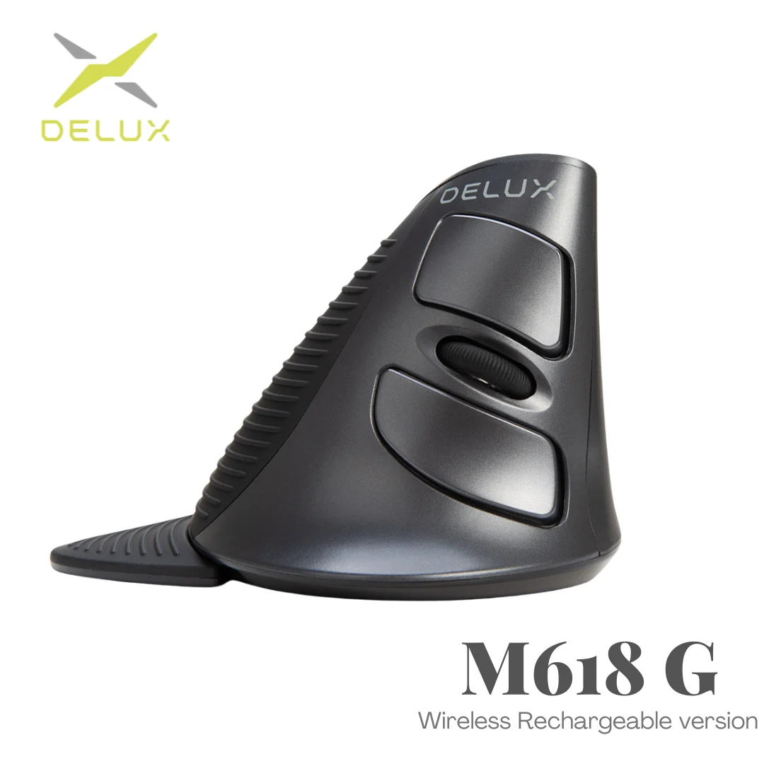 Delux-Souris Verticale Sans Fi - Vertical Mouse Dpi 4000 avis et prix