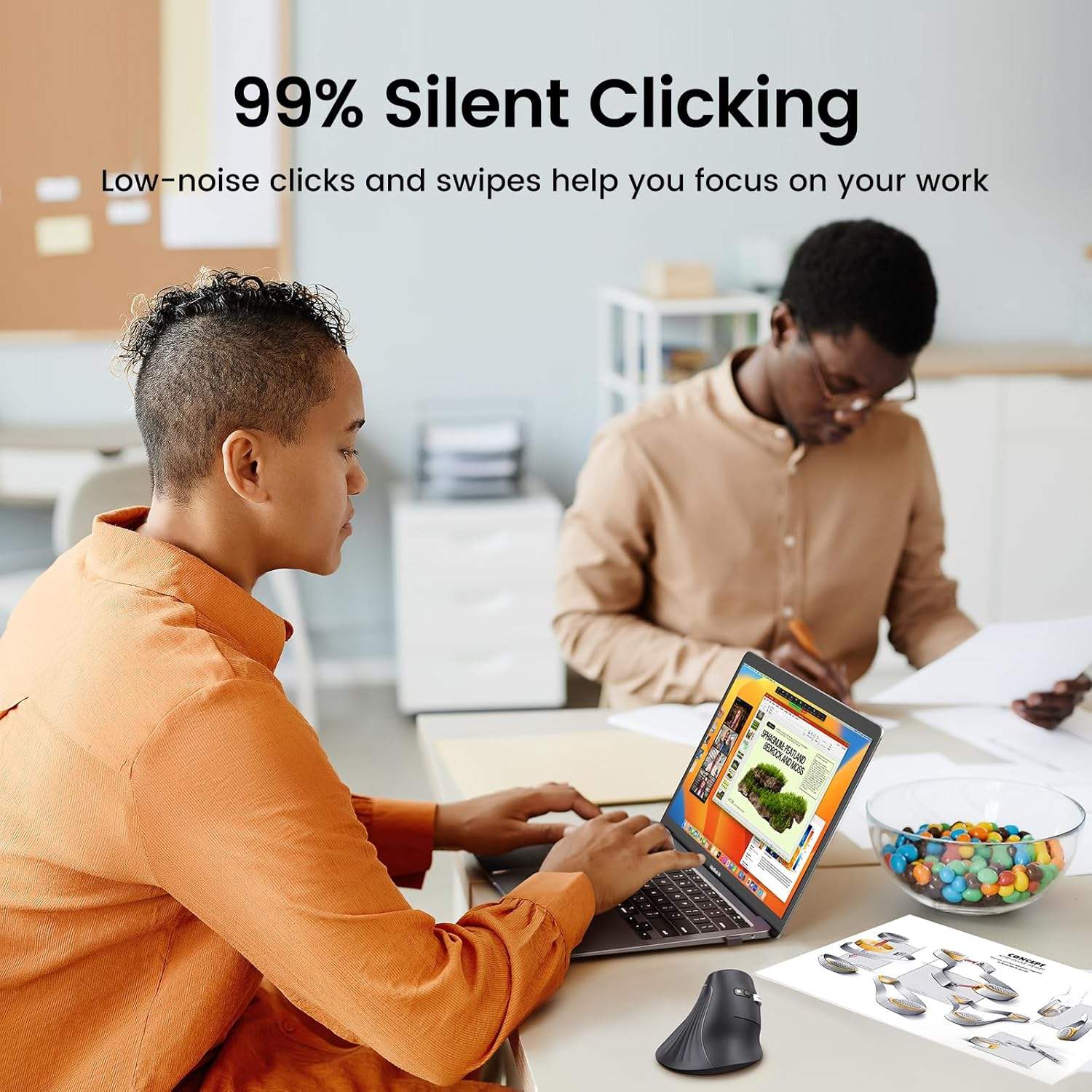 Souris sans fil verticale UGRE - Ergonomic Vertical Mouse Wireless avis et prix