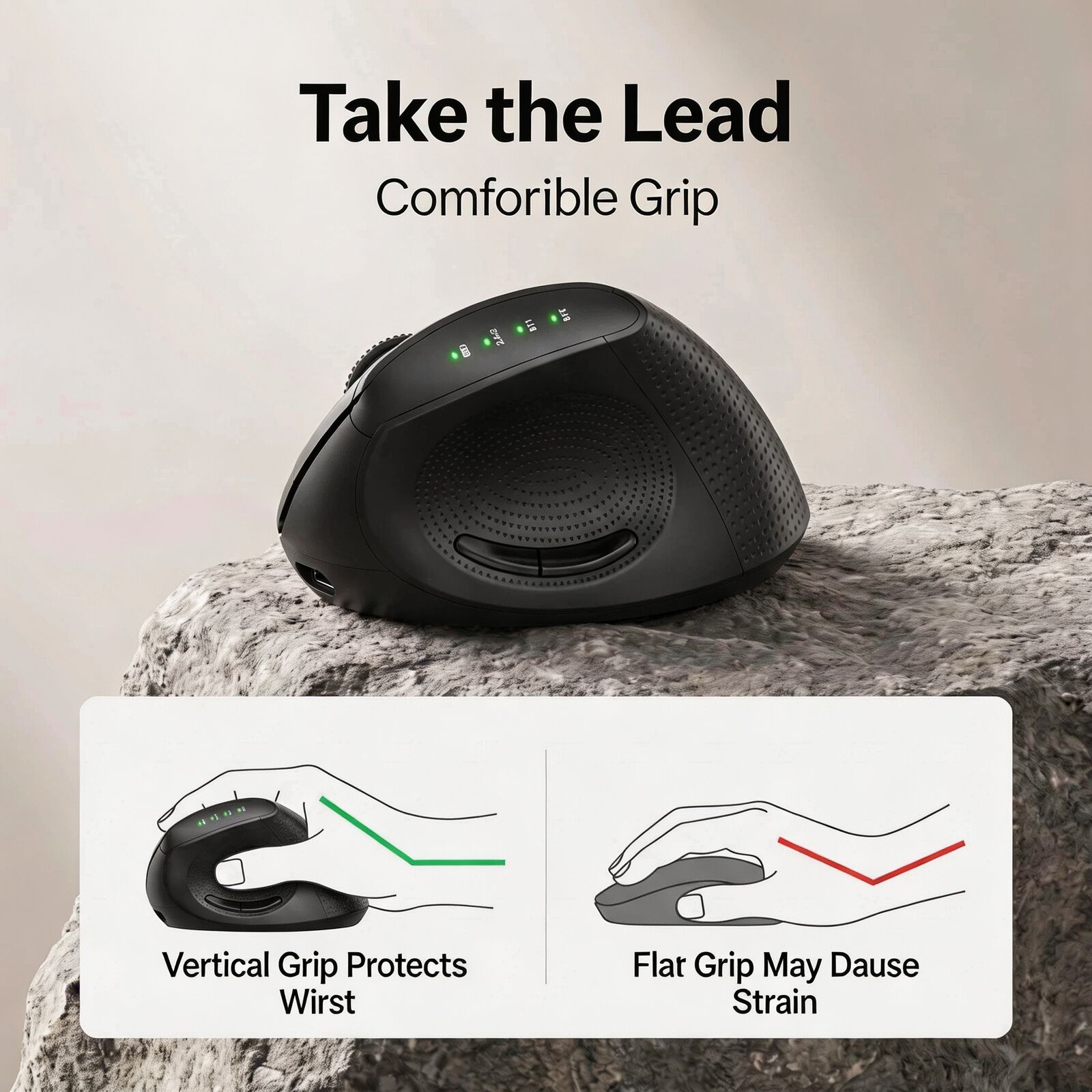 Souris sans fil ergonomique ve - Vertical Mouse Dpi 4000 avis et prix