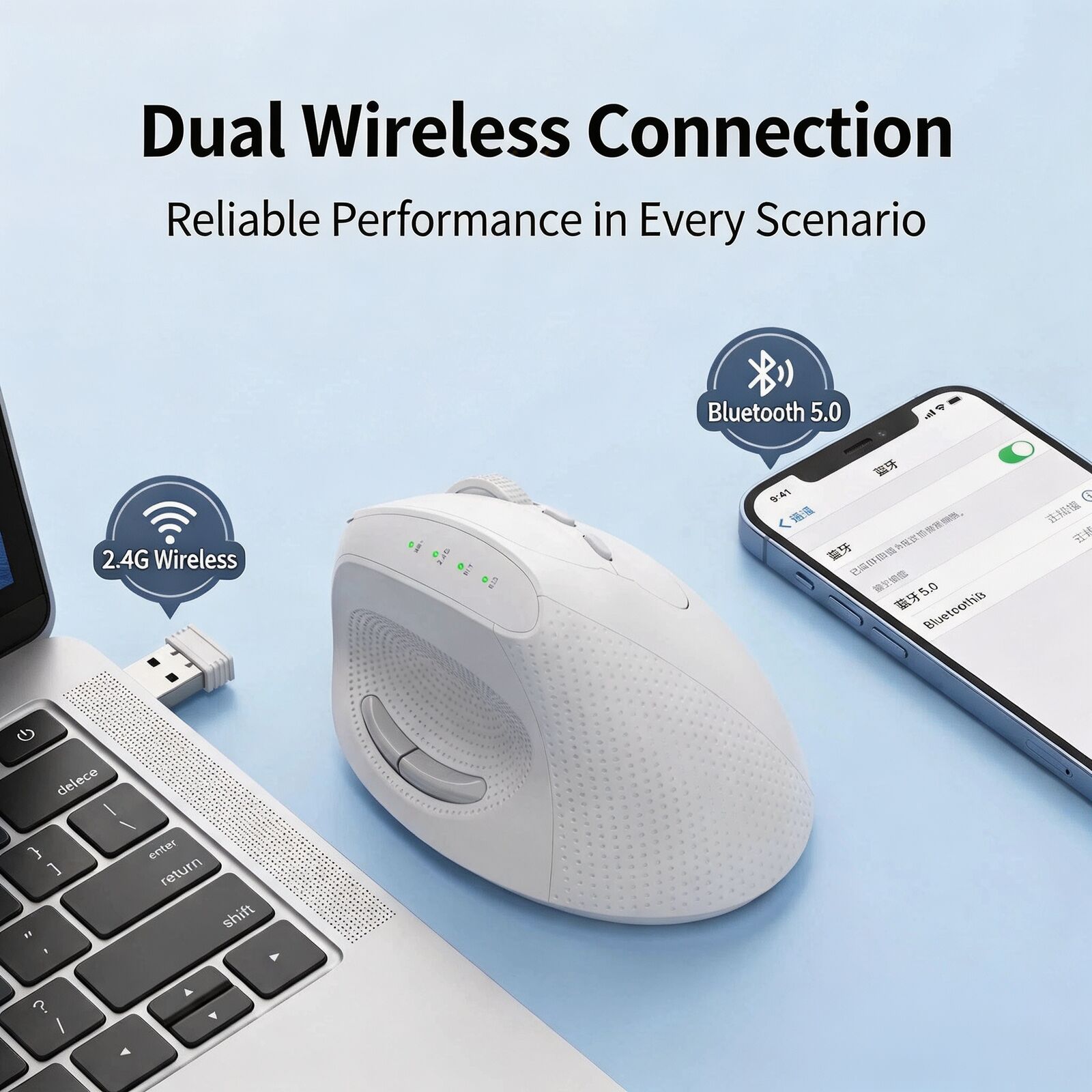 Souris sans fil ergonomique ve - Vertical Mouse Dpi 4000 avis et prix