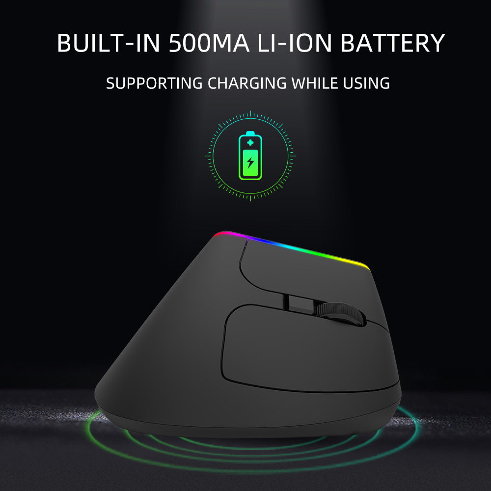 Delux souris verticale ergonom - Vertical Mouse Rechargeable Bluetooth avis et prix