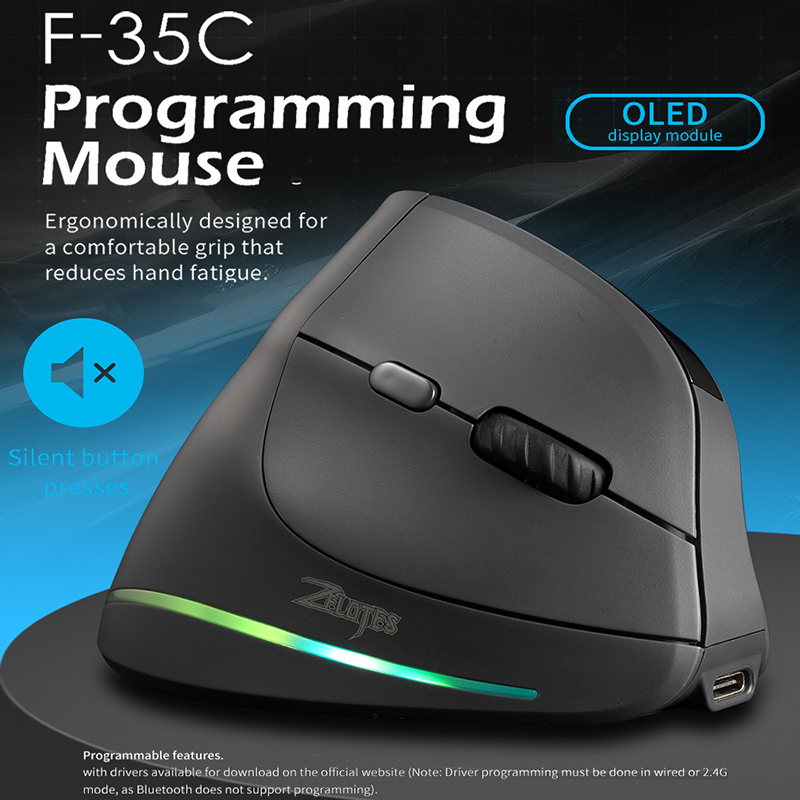 Souris verticale sans fil rech - Vertical Mouse Dpi 4000 avis et prix