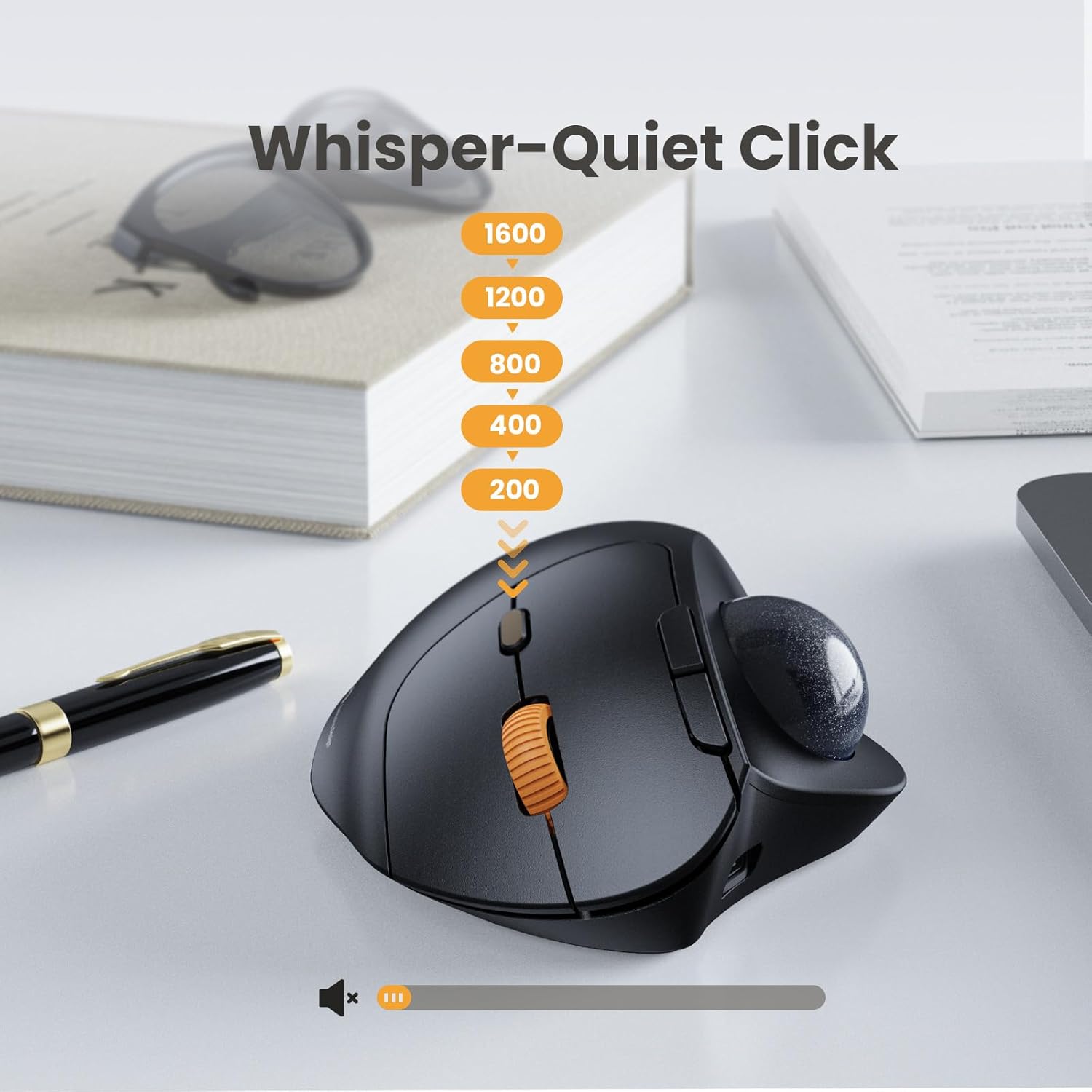 Souris Trackball sans fil Prot - Ergonomic Mouse Trackball Thumb avis et prix