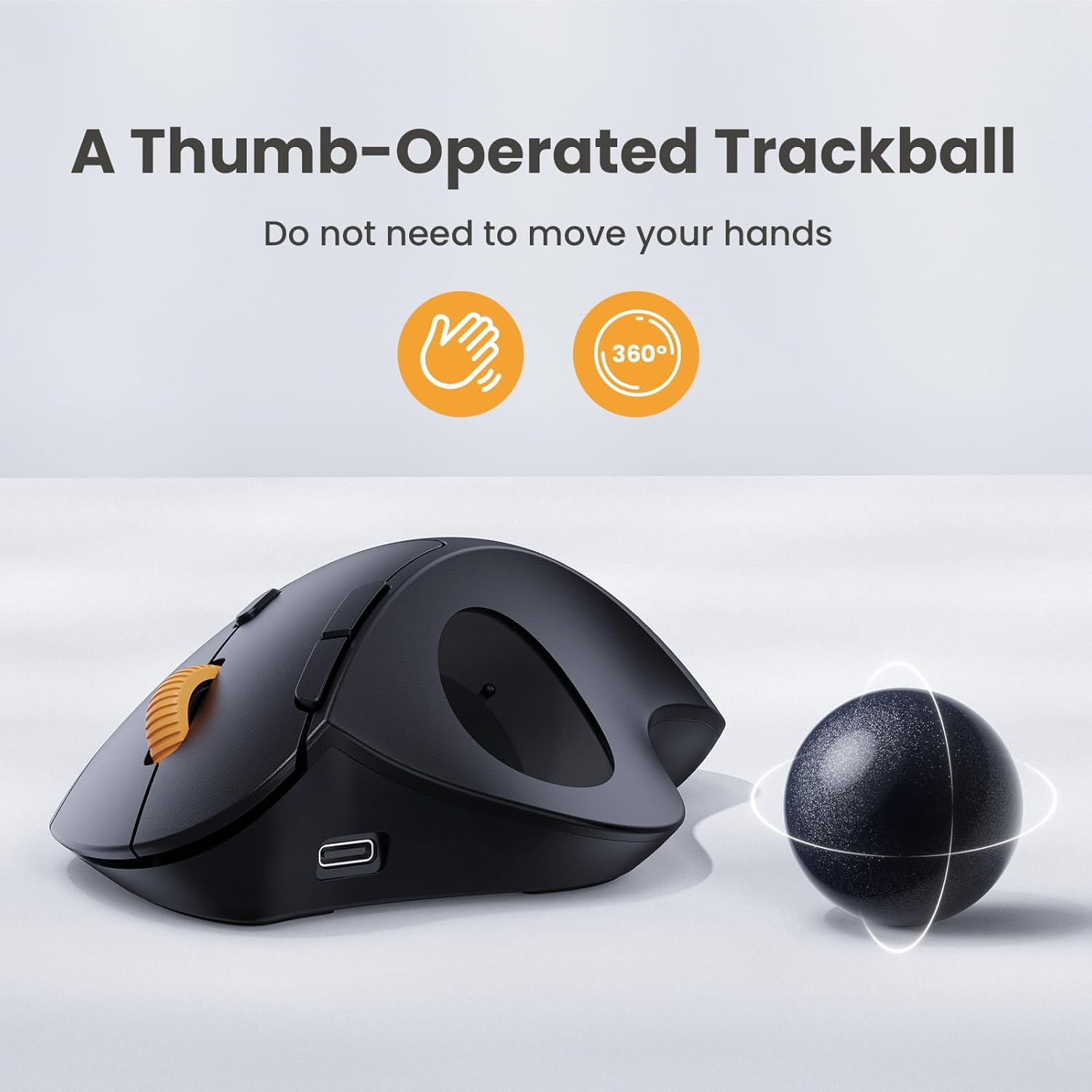 Souris Trackball sans fil Prot - Ergonomic Mouse Trackball Thumb avis et prix