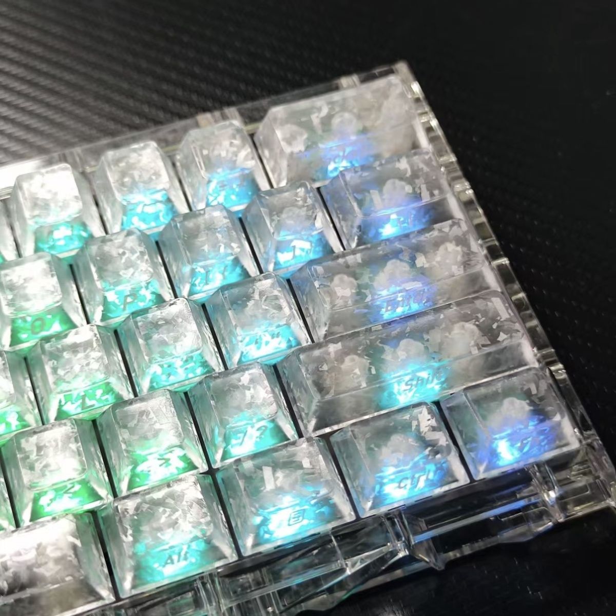 132 touches en PC transparent  - Ergonomic Keyboard Split Mechanical avis et prix