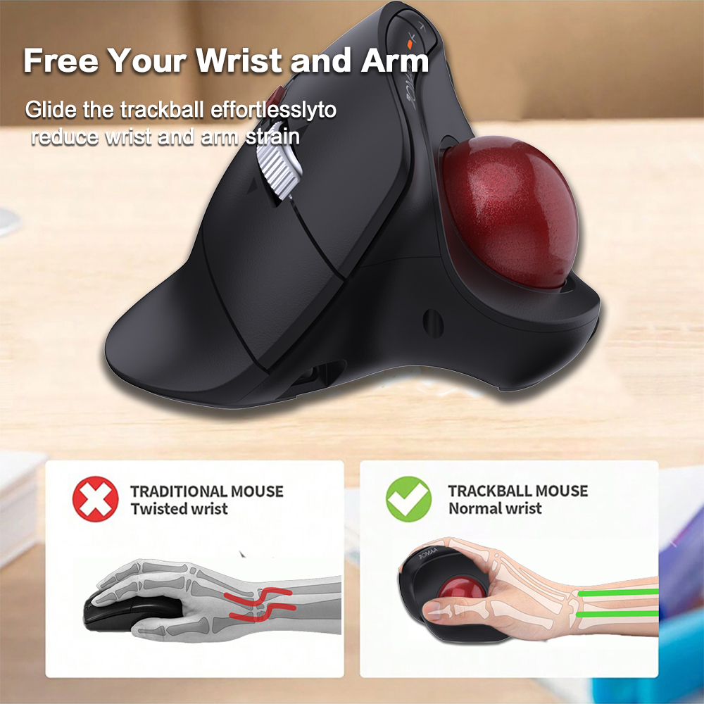 JOMAA souris Trackball sans fi - Ergonomic Mouse Trackball Thumb avis et prix